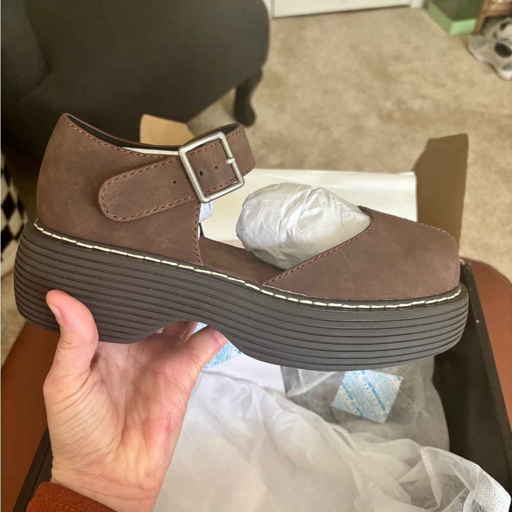 NEW DollsKill Platform Mary Janes